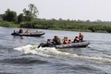 Für einen ziemlich hohen Spaßfaktor sorgten die Schlauchbootfahrten auf dem Wasserübungsplatz der Bundeswehr in Nitzow - Foto Dieter Haase